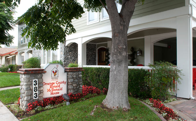 Front of the Orange County Ronald McDonald House