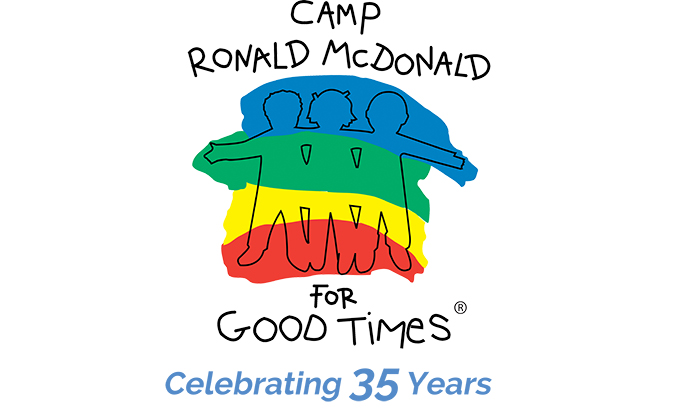 Camp Ronald McDonald for Good Times 35th Anniversary Logo