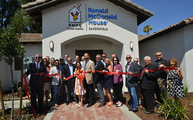 Bakersfield Ronald McDonald house re-opening ceremony