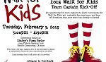 Walk for Kids Team Captain Kick Off