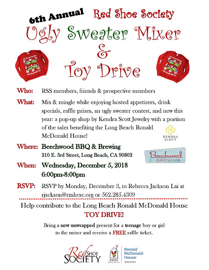 Ugly Sweater Mixer flyer