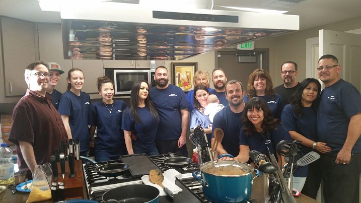 Meals of Love Volunteers at the Inland Empire Ronald McDonald House