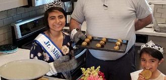 Jr. Miss Bakersfield Making Cookies 