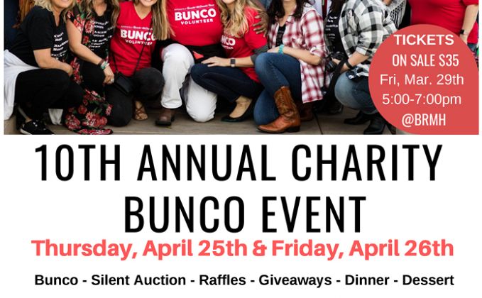 Bunco Event Flyer