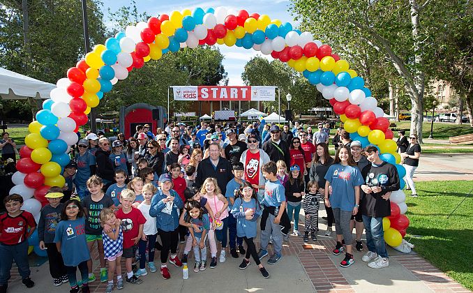 Start Line for the 2019 Walk for Kids
