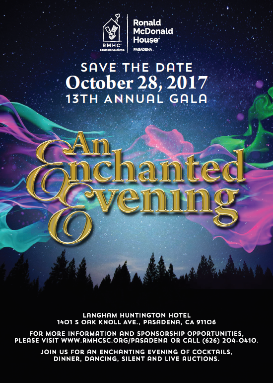 An Enchanted Evening Gala benefiting the Pasadena Ronald McDonald House