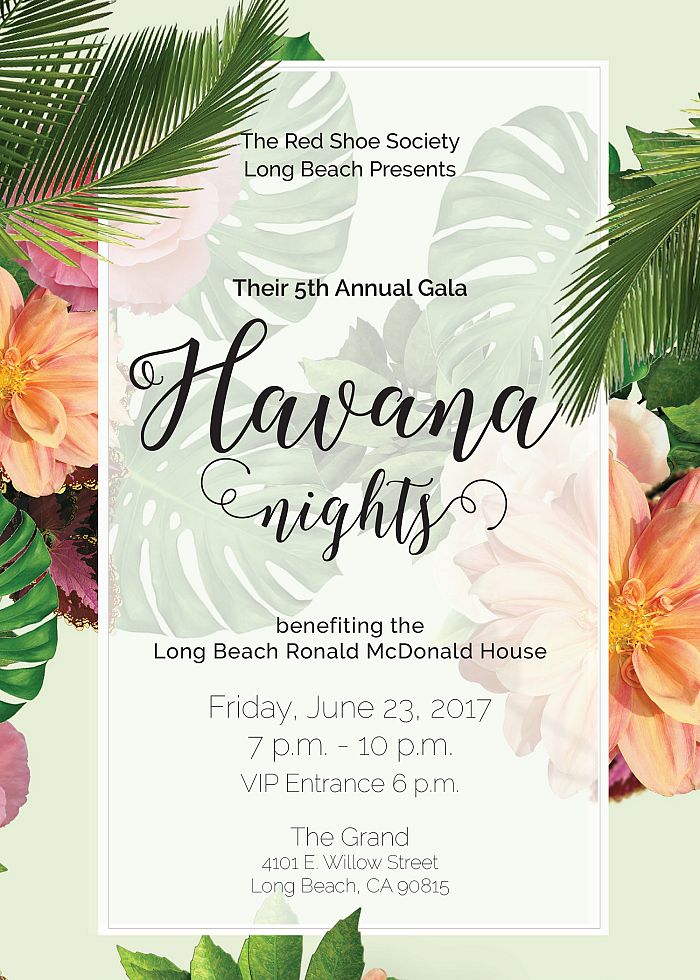 5th Annual Havana Nights Gala Hosted by the Long Beach Red Shoe Society