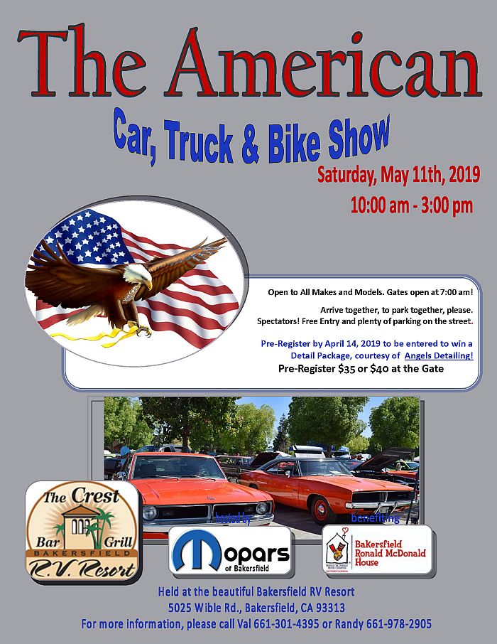 American Car show cover 