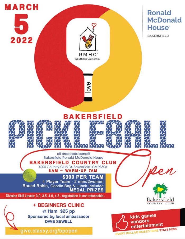 Pickle ball flyer