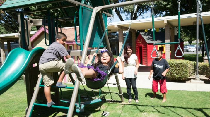 Kids playing at the Bakersfield Ronald McDonald House